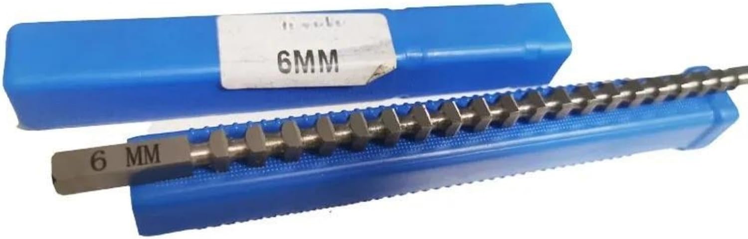 Keyway Cutting Tool 6mm Square Push Type Broach Cutter HSS Cutting Tool for CNC Cutting Machine Too