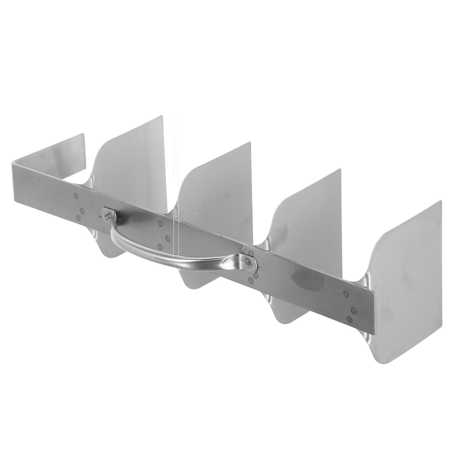 TOYANDONA Coupe-tiramisu Acier Inoxydable 40×9,5 Cm Outil de Découpe de Dessert Trancheuse à Gâteau Professionnel Pâtissiers la Cuisine Restauration 5 Parts Égales