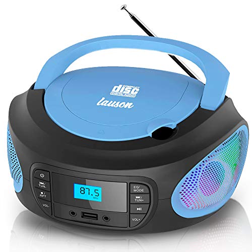 Lauson LLB597 Boombox with Cd Player Mp3 | Portable Radio CD-Player Stereo