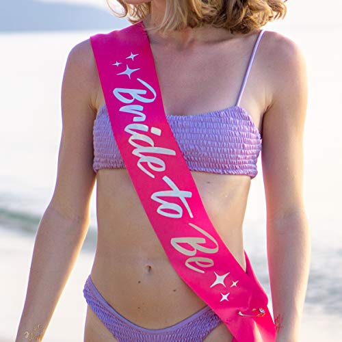 xo, Fetti Pink Bachelorette Party Sash - Bride To Be | Bachelorette Party Decorations - Sash for Bride | Bridal Shower Gift