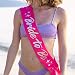 xo, Fetti Pink Bachelorette Party Sash - Bride To Be | Bachelorette Party Decorations - Sash for Bride | Bridal Shower Gift