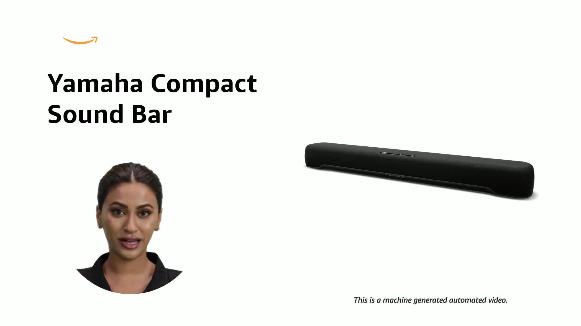 Yamaha SR-C20A Compact Sound Bar with Built-in Subwoofer and