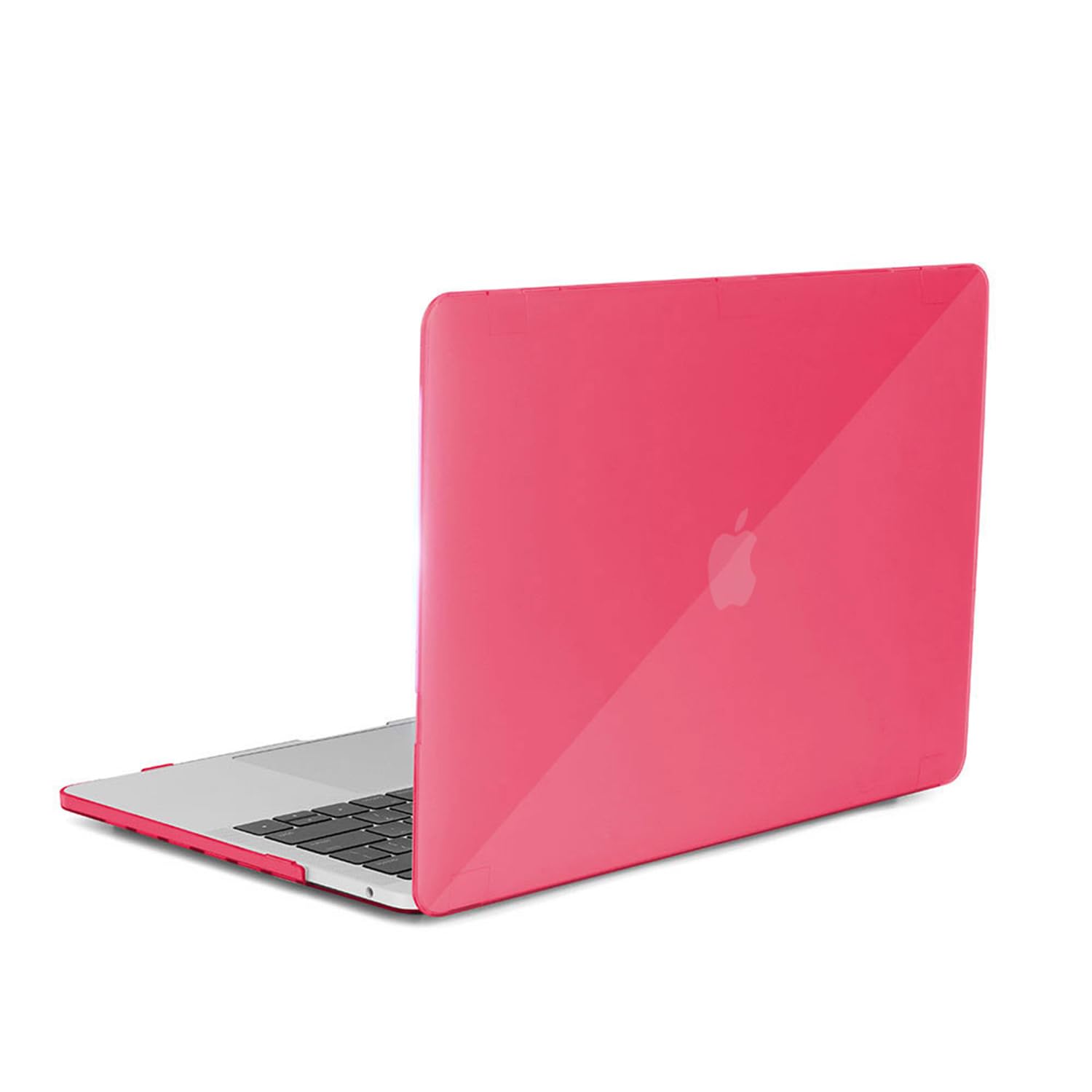 Estuche Dura para MacBook Pro 15 Pulgadas 2019 2018 2017 2016 A1990 A1707 con Touch Bar y Touch ID, Carcasa Rígida Protector de Plástico Cubierta,Cristal Rosa