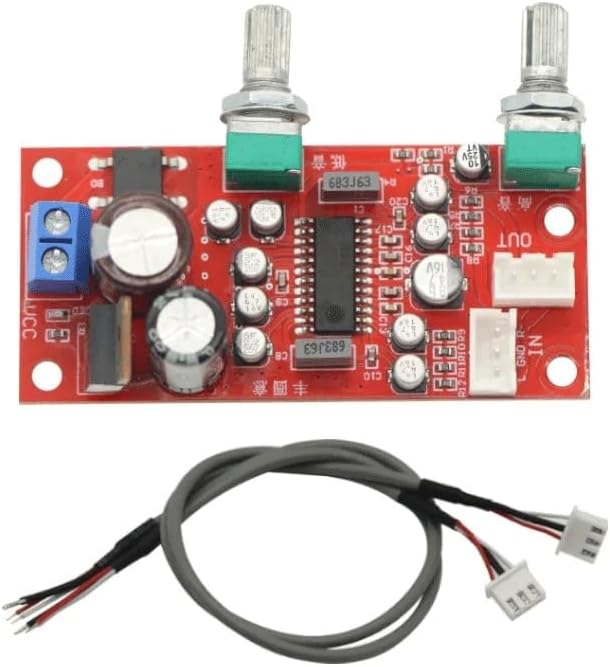 Tone Amplifier Preamplifier Board BBE Sound Effect Exciter Improve Treble Bass Volume Control Module