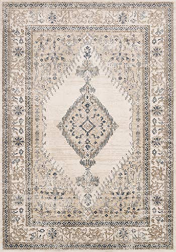 Tapete Loloi Teagan 5'3" x 7'6" Oatmeal/Ivory miniatura 3