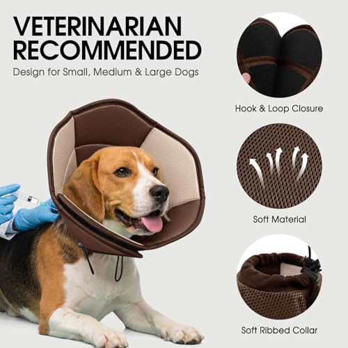 Image of Dog Cone Soft Cone for Dogs to Stop Licking