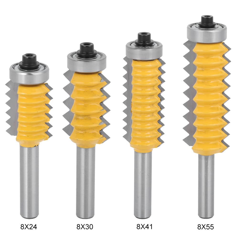 1/4 Zoll CNC Fräser 8mm - Profi Werkzeug Für Holz, Alu & Kunststoff, Ideal Für Hobby & Profis