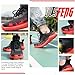 Kid's Black Red Running Shoes Boys Girls Fashion Gradient Athletic Tennis Gym Jogging Fitness Walking Sneakers Little Kid 1
