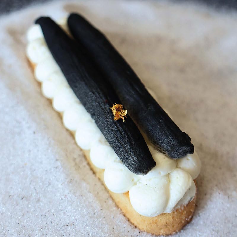 Moule silicone gousses de vanille trompe l'oeil noir pâtisserie design DR268A - 4