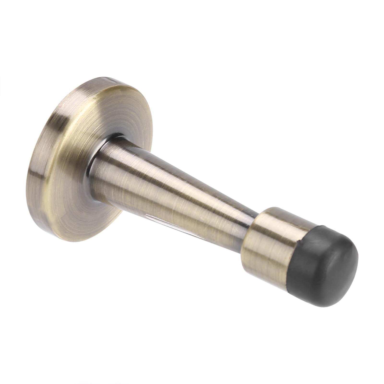 Qcwwy Drzwi Stopper Trwałe Cynklegy -Cubber -Collision for Home Hotel Office -Brushed Bronze Kolor (Górna część drzwi ze stopu Qinggu mały)
