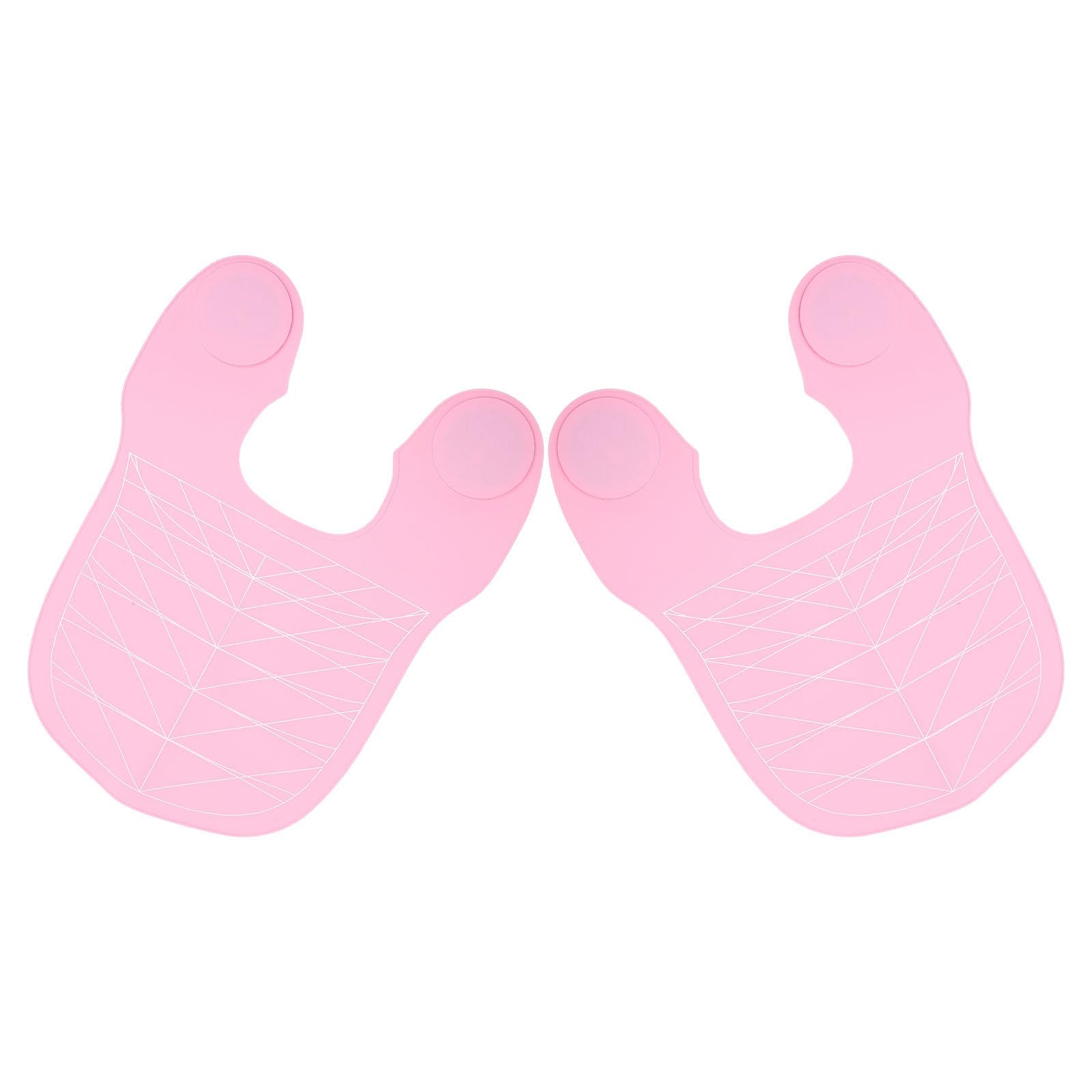 minkissy 2 Piezas Capa de Peluquería de Silicona Rosa Hombrera Ancha y