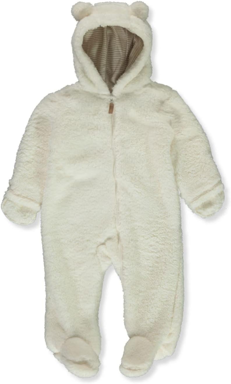 Carter's Boys' Bear Pram Suit - Cream, 9 Months