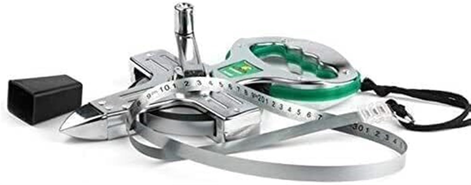 Herramienta de medición de cinta retráctil y portátil, regla blanda, cinta métrica 30M/50M/10M Regla de acero inoxidable Cinta métrica retráctil Herramientas de medición de construcción métrica (Size