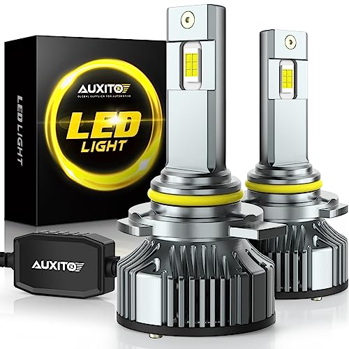 Image of AUXITO 9012 /HIR2 Light Bulbs, 60000LM 6500K Cool White, Long Lifespan, Canbus Ready, HIR2 /9012 Plug and Play Halogen Replacement for Fog Lights, Pack of 2