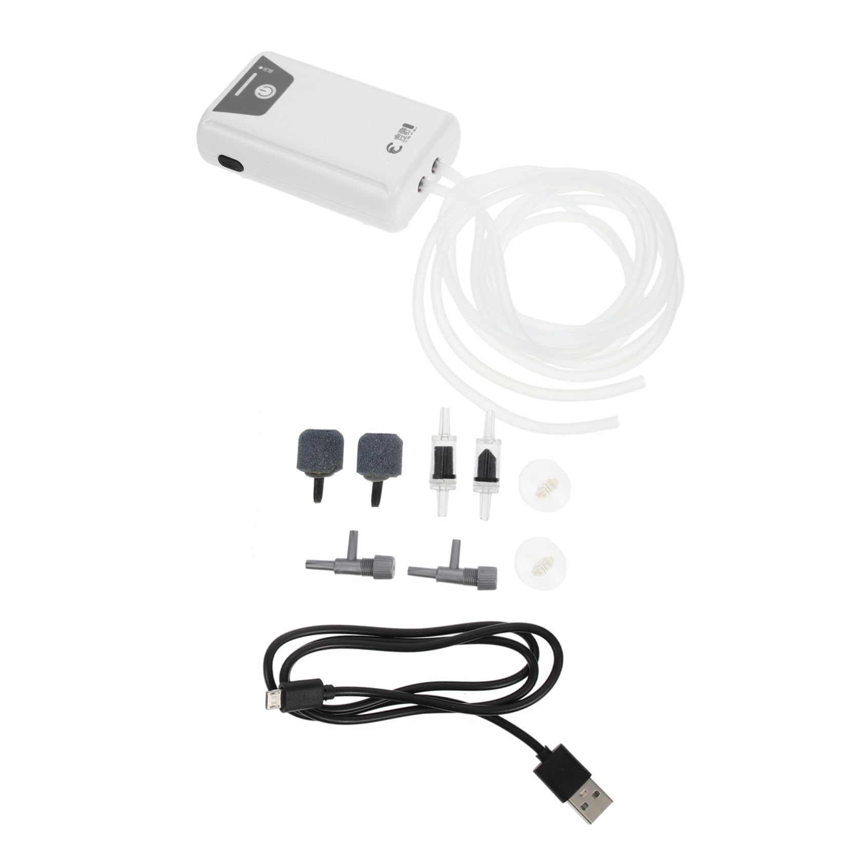 1 Set Aquarium Sauerstoffpumpe Aufschäumer Luftpumpe Aquarium Belüfter Geräuschlos Sauerstoffpumpe Professionelle e Angelgerät Stumm Weißer