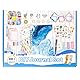 Joyeee DIY Tagebuch Set für Mädchen, Komplett Scrapbook Zubehör Set Kunst Handwerk Kit mit Sammelalbum, Aufkleber, Fotoecken, Deko Papier, Washi Tape, Kreativ Schreibwaren Geschenk für Teen Kinder#9