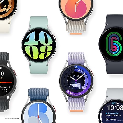 Samsung Galaxy Watch 6 44mm Bluetooth Smartwatch, Fitness Tracker, Personalized HR Zones, Advanced Sleep Coaching, Heart Monitor, BIA Sensor, Health Wellness Insights, Big Screen, US Version, Graphite by Samsung - Image 9