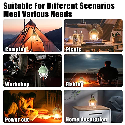 Camping Light,LED Tent Lanterns, Rechargeable Light IPX4 Waterproof Lights,3 Color 7 Light Modes Survival Lanterns… - Image 3