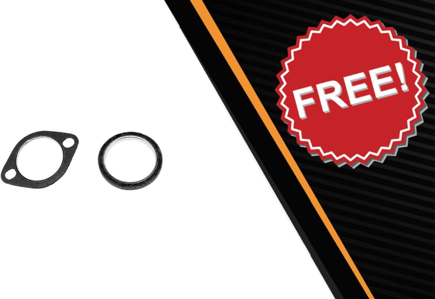 Northeastern Exhaust | Stainless Steel Resonator Pipe, Muffler Exhaust System Kit Compatible for Subaru Impreza 2002-2005 2.5L | Free Gaskets Included | Automotive Replacement Part