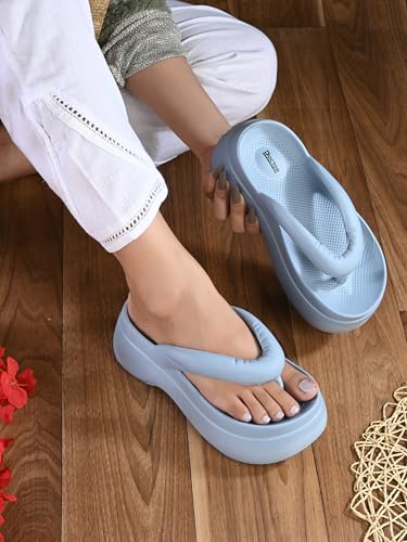 Image of DOCTOR HEALTH Women's Super Soft Lightweight Anti-Skid High Heels Slippers | Comfortable Waterproof Everyday Wear | Classic Ultra Soft