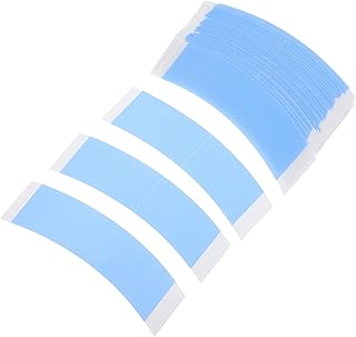 Beatifufu 5paquetes Cinta Adhesiva Profesional Para Extensiones De Cabello Doble Cara Azul Resistente y Duradera Para Pelucas y Postizos