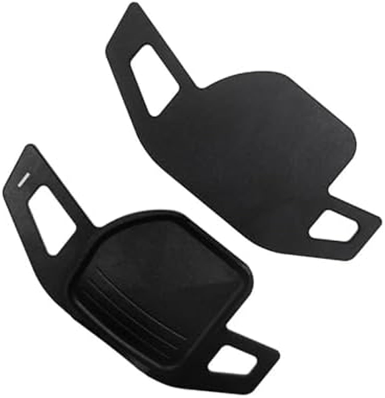 Clynex Black Car Shift Paddle Trim Paddle Shifter Cover Extensions, For Seat, For Leon Fr, For Cupra Ateca Ibiza 6P Arona Tarraco Alhambra 2016-2025 Car Steering Wheel(Black)