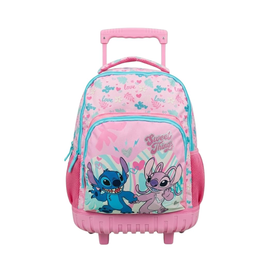 mybagstory | Sac à roulettes Stitch | 2 Compartiments | 43 cm