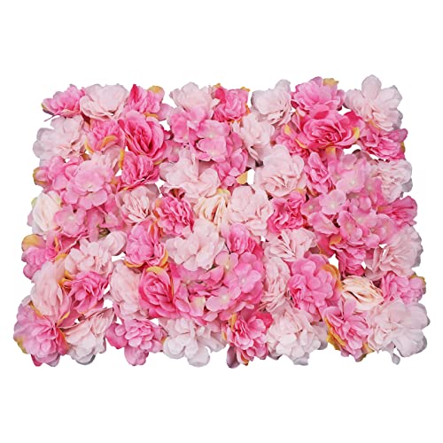 6 pareti di fiori artificiali, 60 x 40 cm, decorazione da parete per piante fai da te, per matrimoni, feste, decorazioni per la casa, giardini, salotti, balconi, sfondi