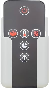 Replacement Remote Control for Napoleon Electric Fireplace G660-0005-SER NEFB27H-3A NEFB29H-3A NEFB24HG-3A NEFB27HG-3A NEFB29HG-3A NEFB24H NEFB27H NEFB29H NEFB33H NEFB40H,with Wall Mounting Bracket