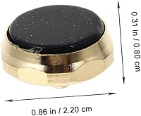 Vista 6 de Botón de trompeta de oro hebilla botón Snap creativo prensa cubierta simple trompeta accesorios hechos