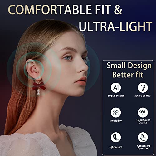 Hearing Aids, Newest Digital Rechargeable Hearing Aids With Charging Box Indicating Remaining Power Percentage, Invisible Personal Sound Hearing Amplifier With Intelligent Noise Reduction #TOP5
