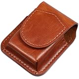 LRXIYODE Étui à Briquet en Cuir Marron Léger et Protecteur pour Briquet...