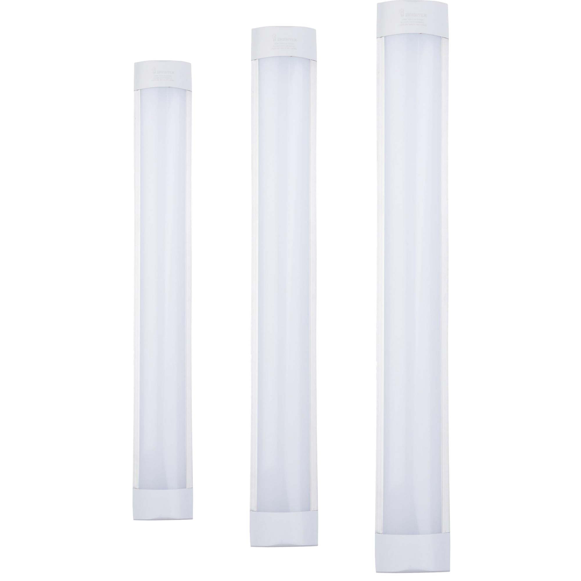 Brightex Cool White High Wattage 2Ft 4Ft 5Ft 6Ft Non Flickering Linear Led Batten Tube Fitting Strip Light Commercial Integrated Office Ceiling Mounting Slimline Lamp Light (4Ft - 50W - 120Cm)