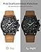 BENYAR Mens Watches Quartz Chronograph Analog 30M Waterproof Luminous Date Brown Leather Strap Business Work Sport Casual Fashion Wrist Watches Elegant Gift for Men