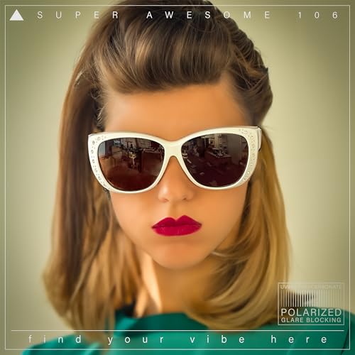 SA106 Polarized 55mm Fit Over OTG Butterfly Rhinestone Diva Sunglasses3