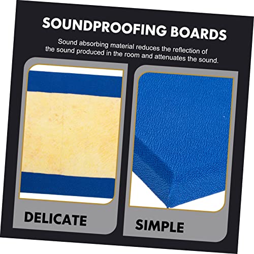 Packs de 12 Paneles Acústicos Absorbentes de Alta Densidad Kisangel para Estudio de Grabación y Casa – Paneles de Tela Suave Ignífugos para Reducción de Ruido miniatura 3