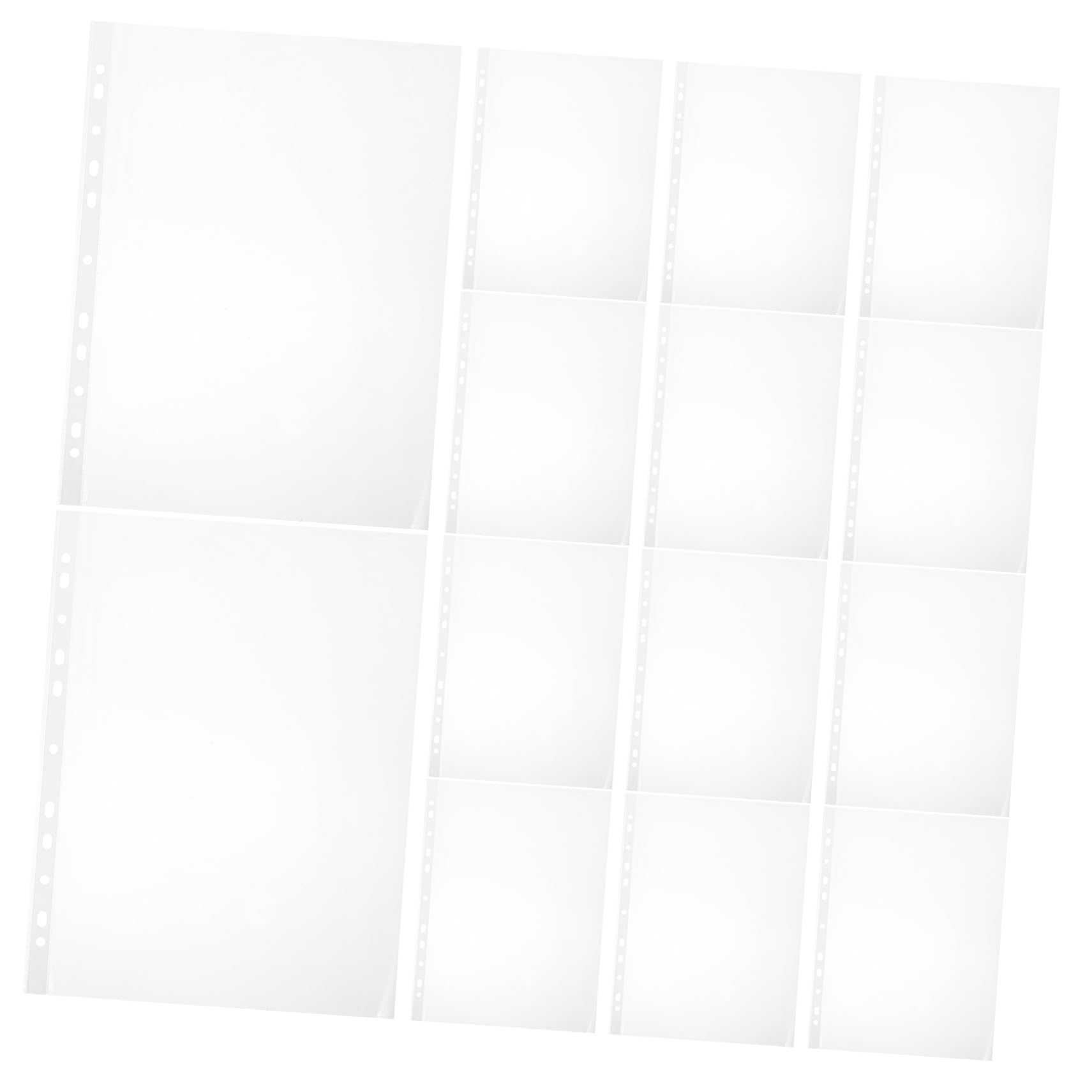 Garneck 100pcs Number Bib Holder PVC Material Bib Bag for Sports Race Bib Display Organizer