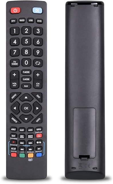 Blaupunkt TV UNF PVR 3D/BLF/RMC/0002 Replaced Remote Control,Compatible With Technika Fhkup/Hkup/ Fhcdup32/146I/147I GB 5B GW/W BA32P122WBQKUE819/5 W/Hbqku de BA32 M112BBKPE805