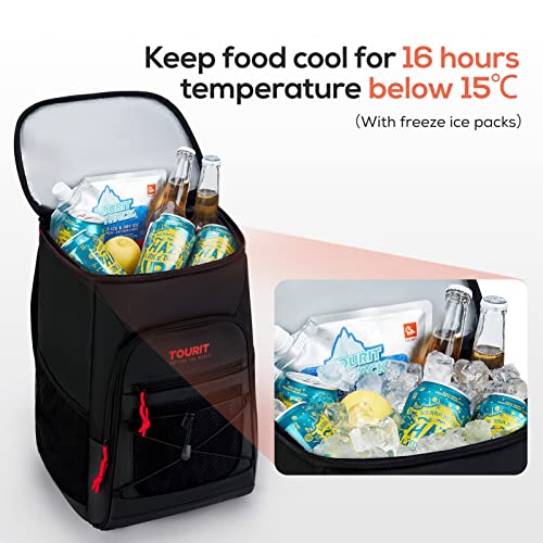 Tourit TR2103058AN237-DS-FUS Cooler Backpack Insulated 33 Cans Leakproof Backpack Cooler Lightweight thumb #1