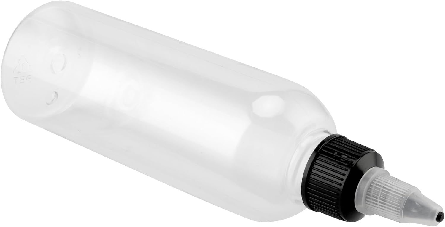 KEILEOHO 60 Pack 5oz Plastic Squeeze Bottles with Funnels, 150ml Clear Empty Condiment Dispensing Bottles with Twist Top Caps for Sauce, Oil, Crafts and Kitchen Use
