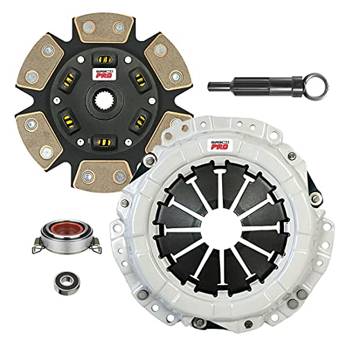 ClutchMaxPRO Performance Stage 3 Clutch Kit Compatible with 1991-2000 Toyota Corolla Levin Trueno 4AGE 20V AE111 JDM (CP16380HDC-ST3)