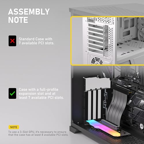 Montura Vertical para GPU EZDIY-FAB con Cable Riser PCIe 4.0 miniatura 2