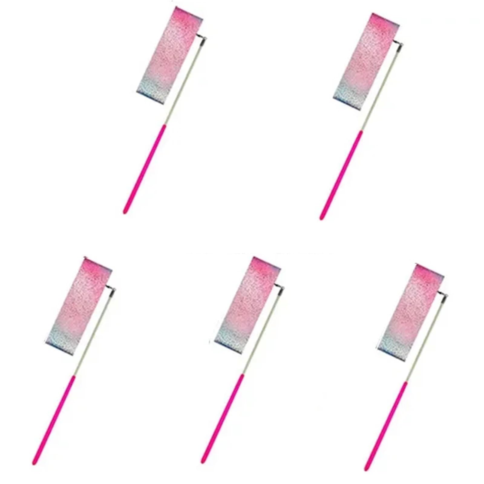 Wstążka gimnastyczna, 5/10 szt. Wielokolorowa wstążka do gimnastyki artystycznej 2/4M(5Pcs Pink,4M)