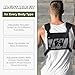 Running Vest for Men & Women, Lightweight Chest Bag for Phone Holder and Storage Vest, Water Resistant Cross Body Pack Running with Adjustable Shoulder Straps for Workouts and Training (Black)