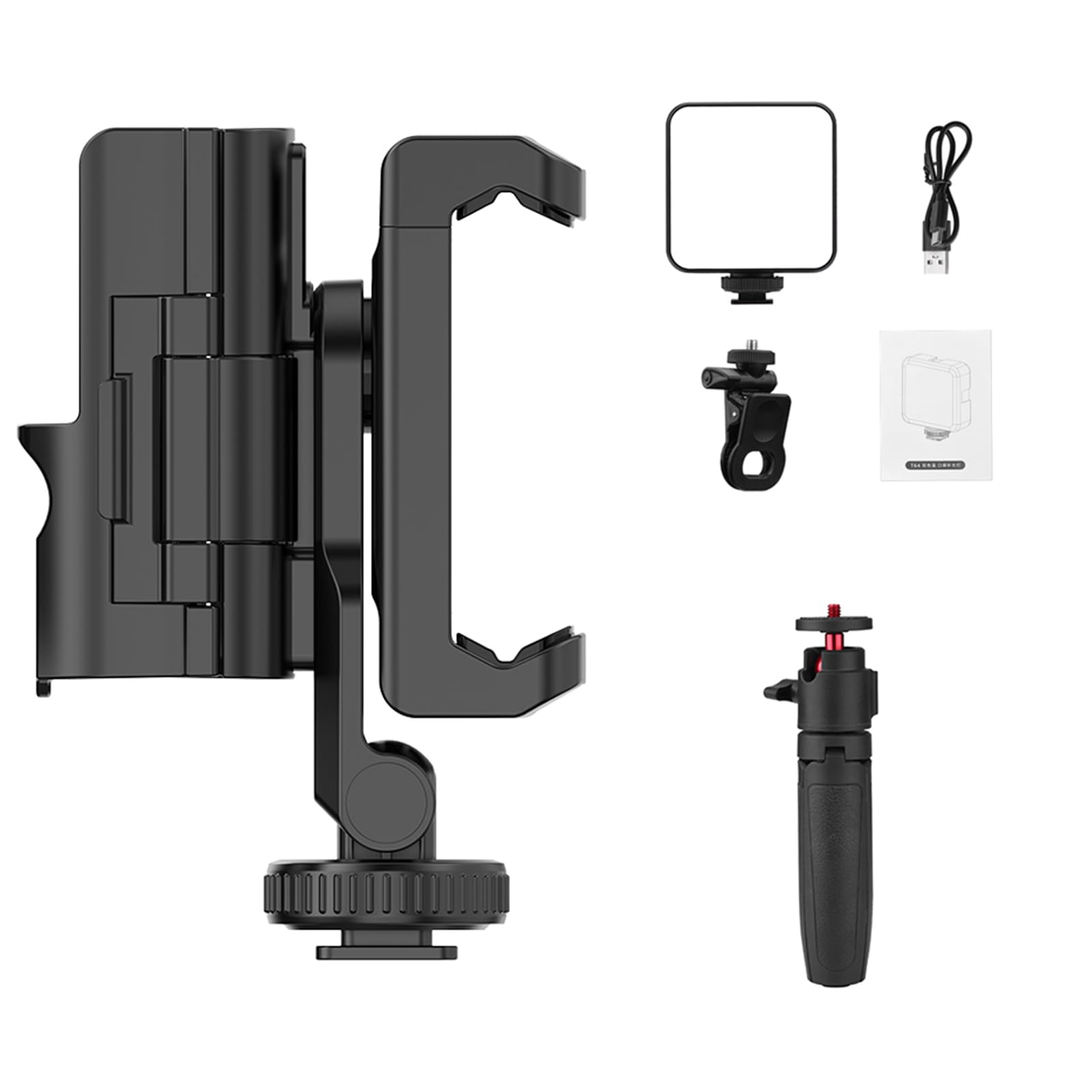 Staffa per telefono Teleprompter Stand Grip Tasche 3 Camera Stabilizzato Gimbal Teleprompter Accessori di montaggio
