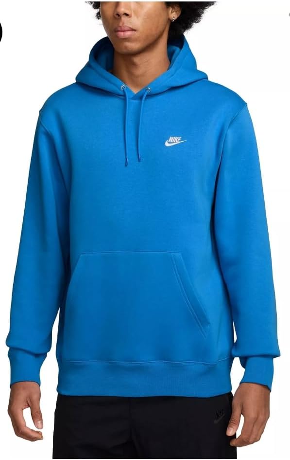 Nike Men's Hoodie Sweatershirt Pullover Club Cotton With Big and Tall Sizes