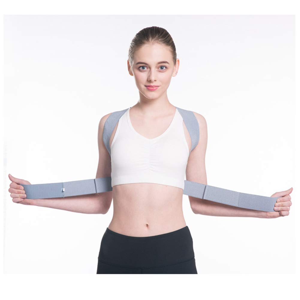 Corrector de Postura Ajuste de Hombro Ajustable Cinturón de Joroba Ayuda de la Columna Vertebral para Hombres o Mujeres, Cuello y Hombro Alivio