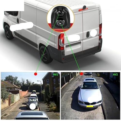 Caméra de recul double objectif Ducato pour éviter les angles morts arrière