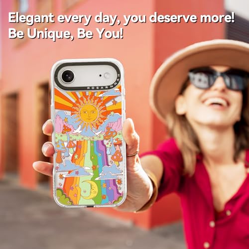 Coque iPhone 17 Air transparente Magsafe antichoc motif champignon