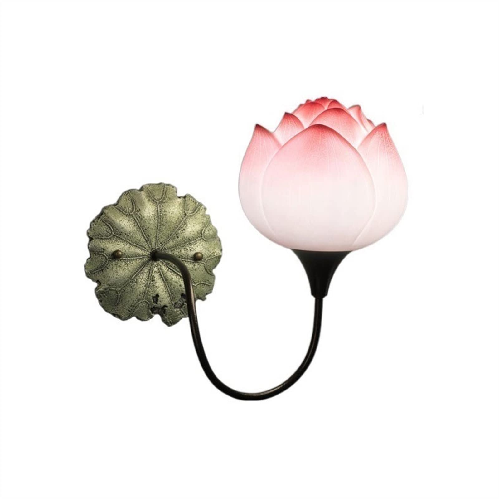 lampa ścienna Kreatywny chiński styl kinkiet gabinet sypialnia tło kinkiet lampka nocna lotos kształt dekoracyjna kinkiet kinkiet do sypialni